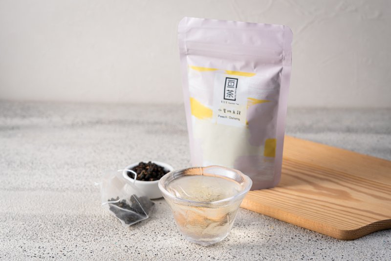 【Peach Oolong Tea Bags】Fruit Fragrance Original Leaf Three-dimensional Tea Bags 5 pieces|Gencha - Tea - Concentrate & Extracts 