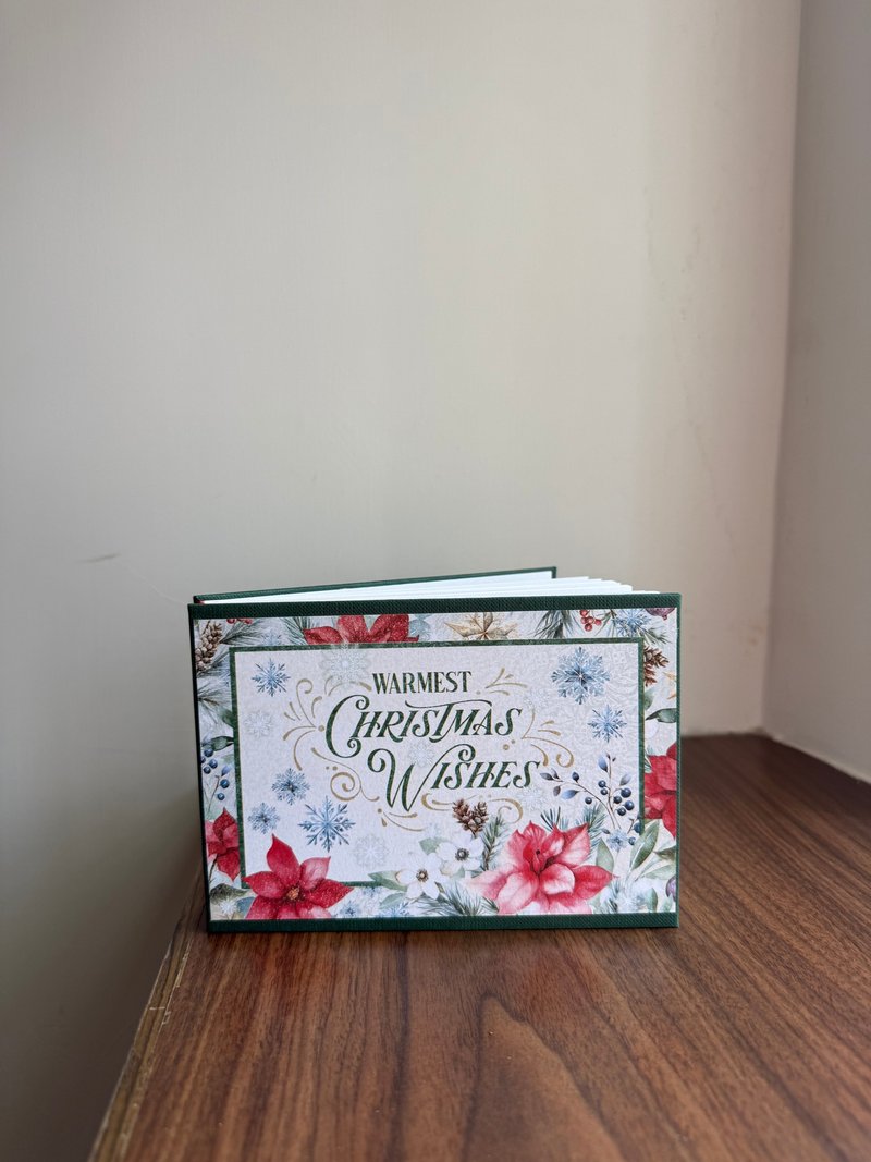 Christmas French Handmade Book - สมุดบันทึก/สมุดปฏิทิน - กระดาษ 