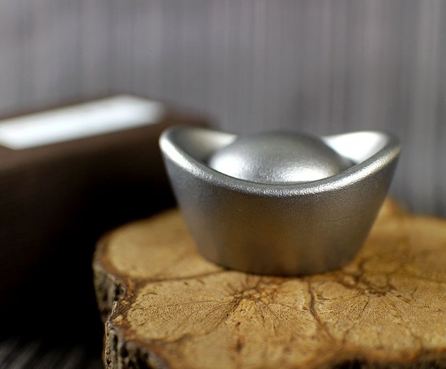 一錠銀文鎮- 小元寶】225g 304不鏽鋼- 文房用品系列中華筆莊— 文房四寶