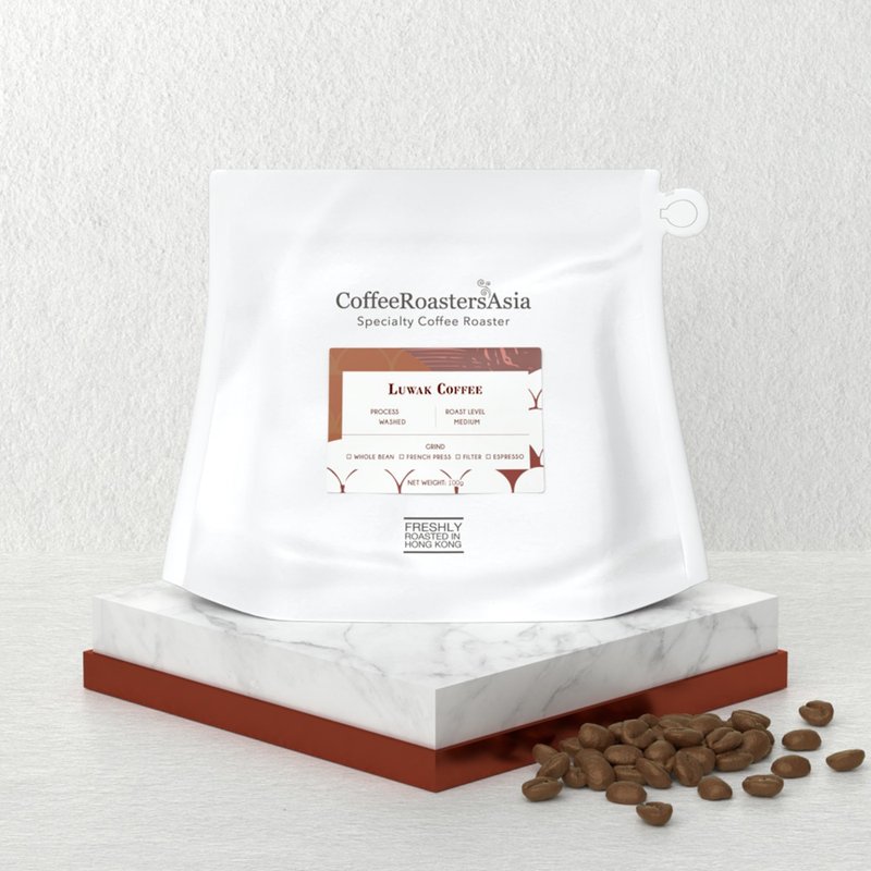 Luwak Coffee | Indonesia Coffee | Medium+ Roast - Coffee - Fresh Ingredients Brown