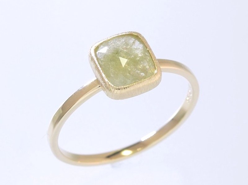 Japan Quality | 0.86ct Natural Diamond Stacking Ring Lemon 14K YG - 戒指 - 其他金屬 金色