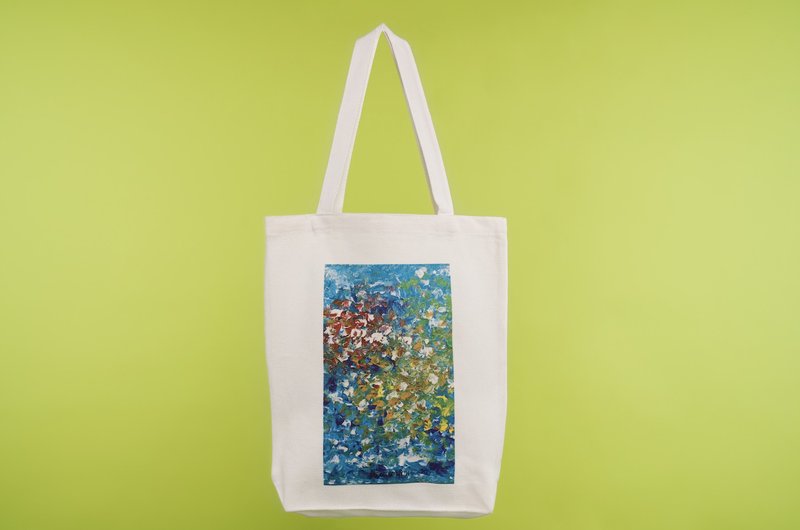 Original Design Tote Bag | The Color Myth | White - กระเป๋าถือ - วัสดุอื่นๆ 