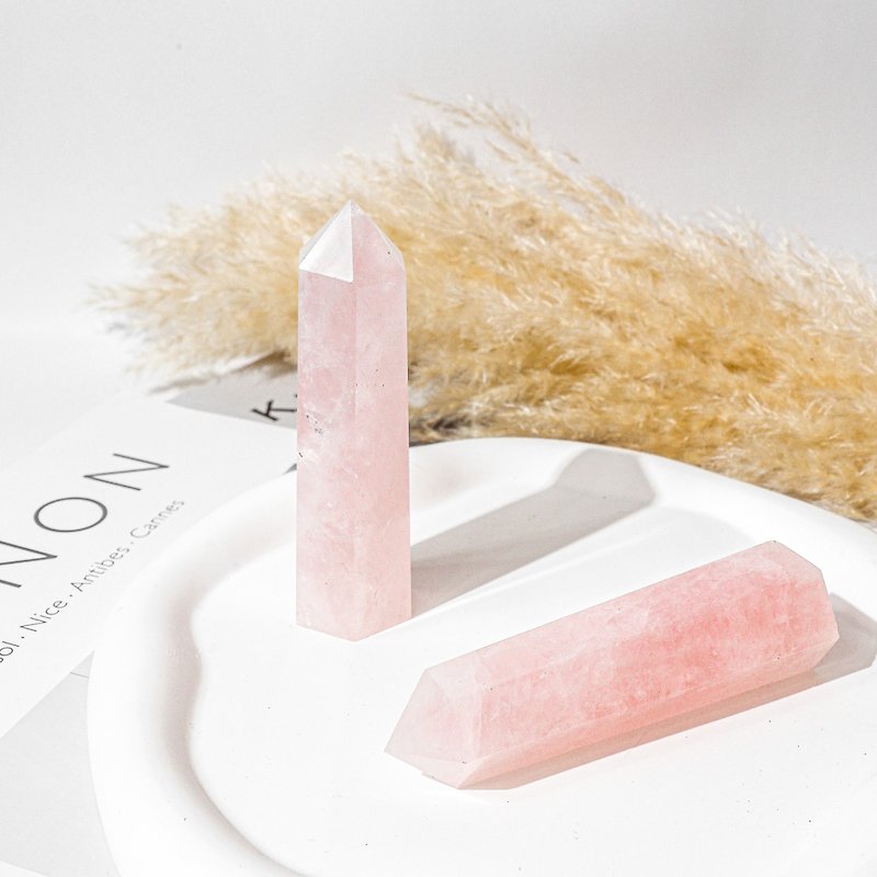 Mozambique - Ice powder crystal column - Items for Display - Crystal Pink