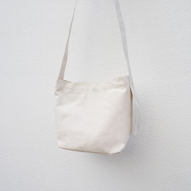 Canvas tote- White - Handbags & Totes - Cotton & Hemp White