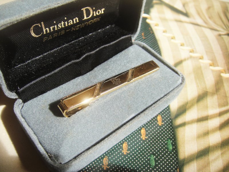 [OLD-TIME] Early second-hand DIOR tie clip - เนคไท/ที่หนีบเนคไท - วัสดุอื่นๆ หลากหลายสี