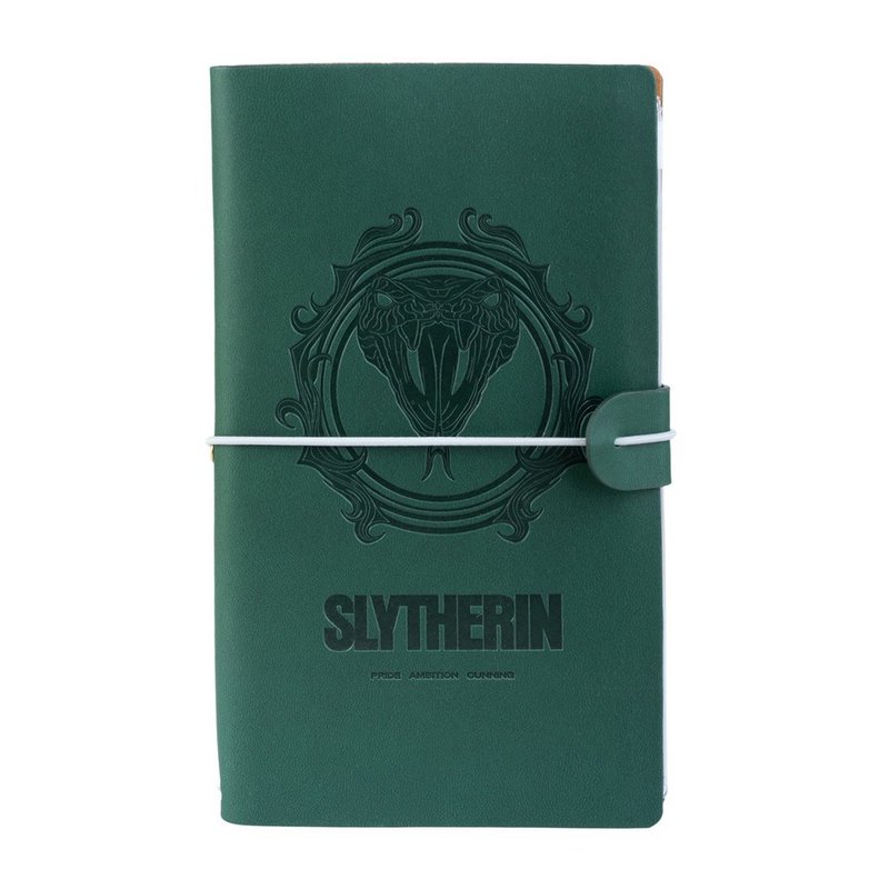 【哈利波特】史萊哲林旅行筆記本/HARRY POTTER/SLYTHERIN - 筆記本/手帳 - 其他材質 綠色