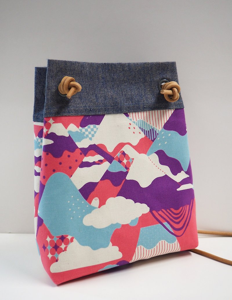 Printed Cloth Small Bag Crossbody Bag - Messenger Bags & Sling Bags - Cotton & Hemp Multicolor