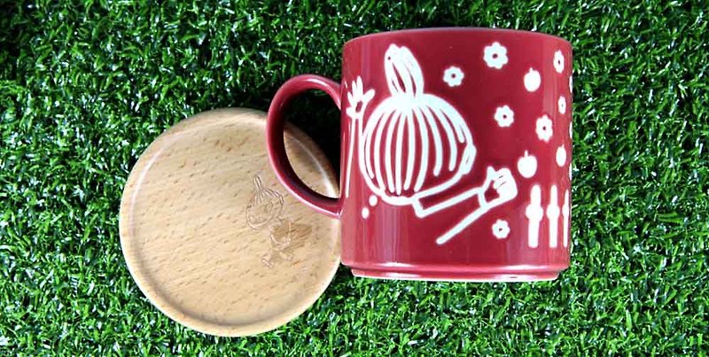 MOOMIN 噜噜米-背影系列马克杯杯杯盖(小不点) - Cups - Pottery 