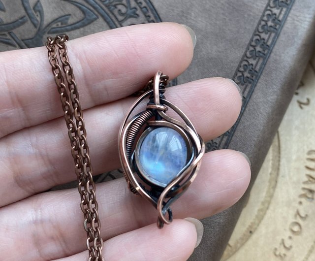 Wire on sale wrapped moonstone