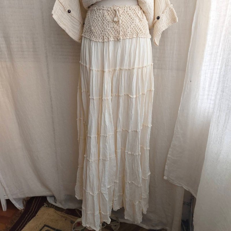 braided romantic skirt - Skirts - Cotton & Hemp 