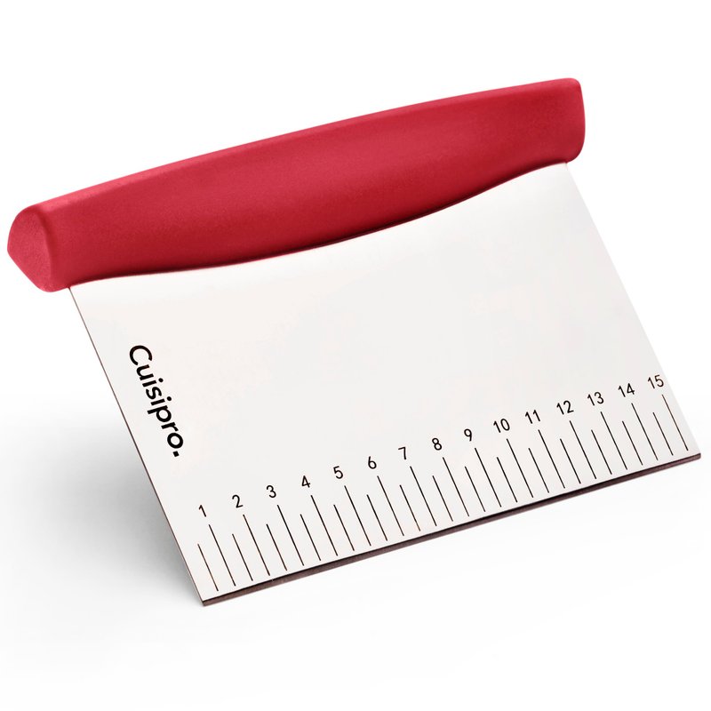 Cuisipro Stainless Steel Dough Cutter - Cookware - Stainless Steel Red