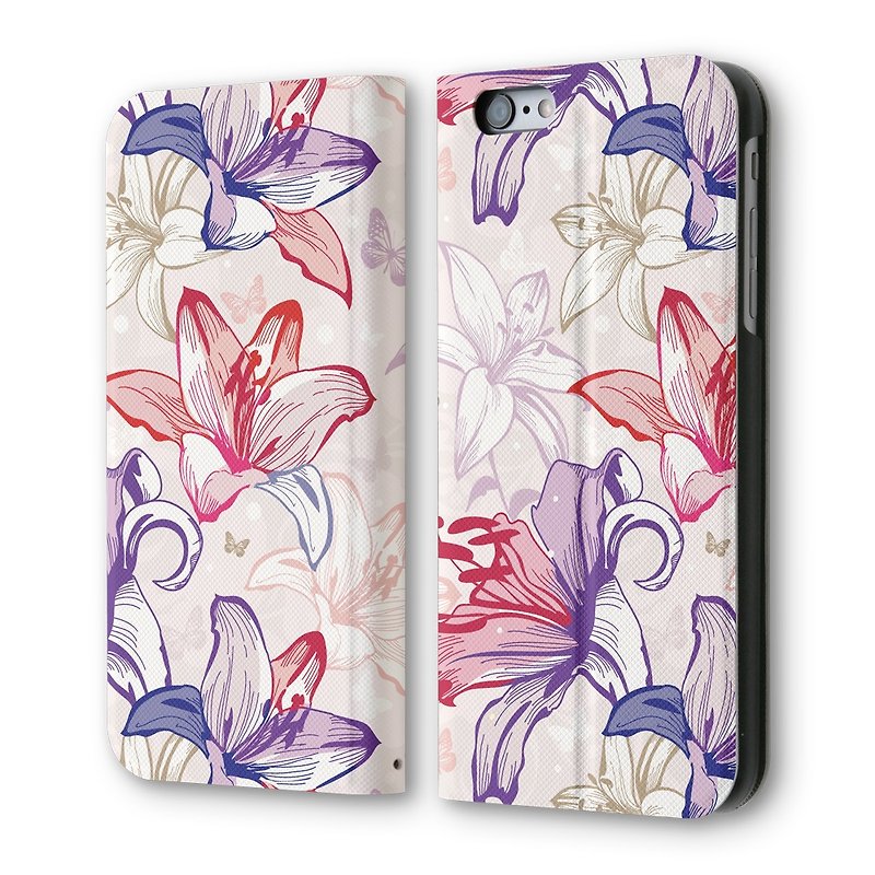 Mother's Day Promotion iPhone 6/6S Flip Leather Case - เคส/ซองมือถือ - หนังเทียม สึชมพู