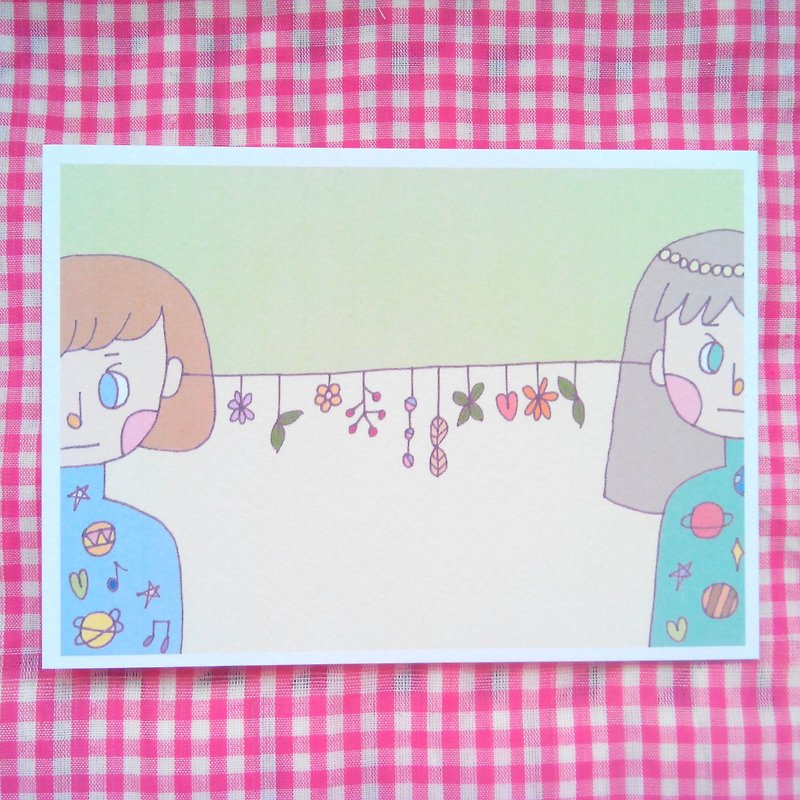 Links sound | Postcard - Cards & Postcards - Paper Multicolor