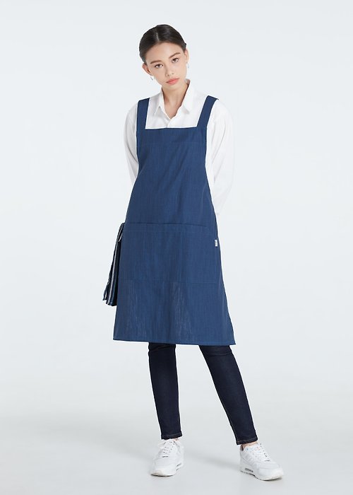 Hancostore 【Off-season sale】The Smock 02 Apron (Dark Blue) 工作服 圍裙