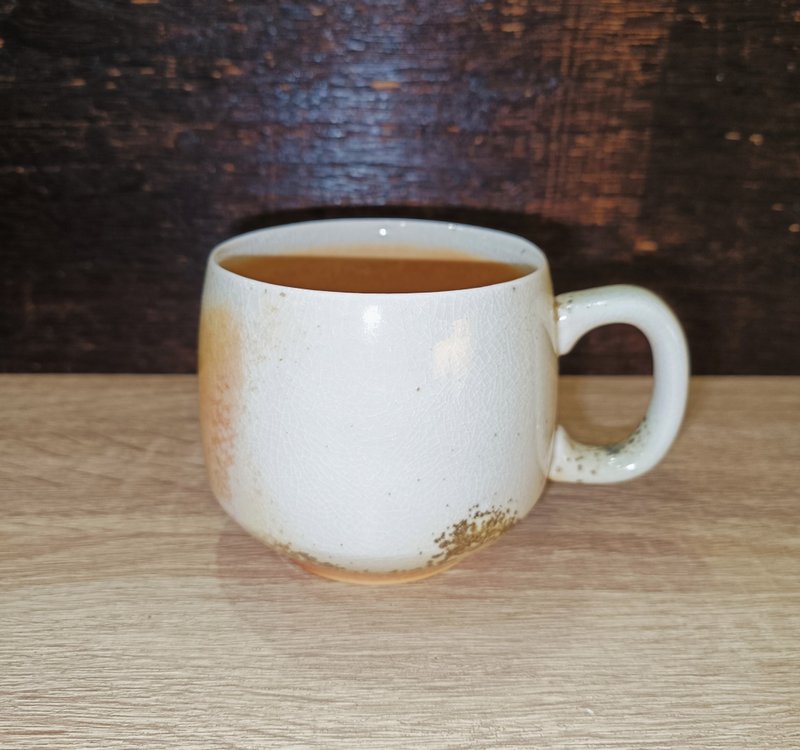 Wood-fired unglazed mug coffee cup-Yingge Li Minrui - Mugs - Pottery 