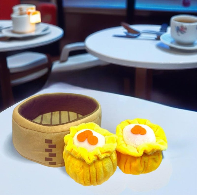Wooffoo 燒賣 Siu Mai - 貓/狗玩具 - 聚酯纖維 黃色