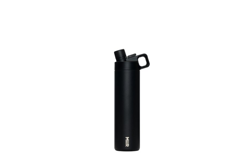 MiiR Vacuum Insulated Wide Mouth Hatchback Chug Lid Bottle 20oz/591ml Black - กระบอกน้ำร้อน - สแตนเลส 