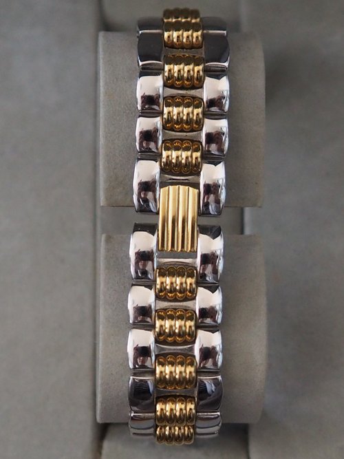 CHRISTIAN DIOR Octagon Watch Dior Silver Gold Vintage - Shop