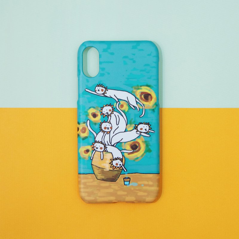 Vincent van Gogh sunflower phone case - เคส/ซองมือถือ - วัสดุอื่นๆ หลากหลายสี