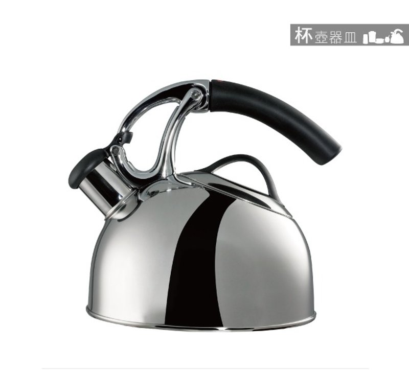 【OXO】不鏽鋼笛音自動茶壺 - 廚具 - 其他材質 灰色