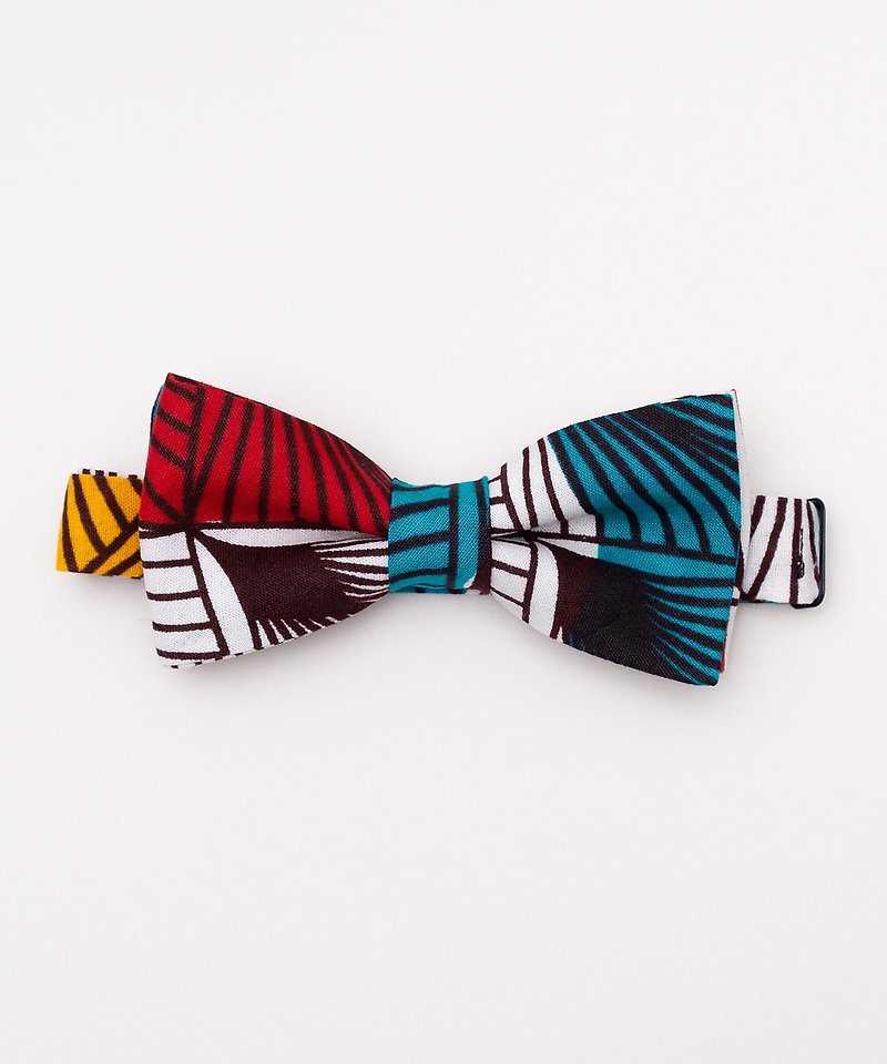 AFRICAN WAX BOW TIE - Ties & Tie Clips - Cotton & Hemp Multicolor