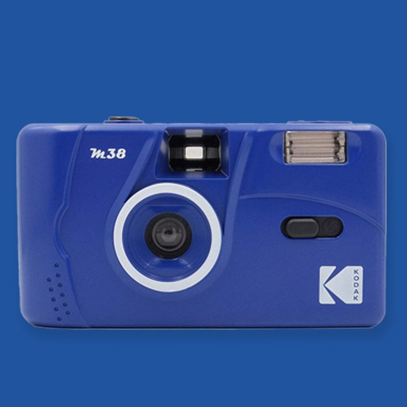 Pre-order [Kodak Kodak] Film Camera M38 Classic Blue Classic Blue - กล้อง - พลาสติก สีน้ำเงิน