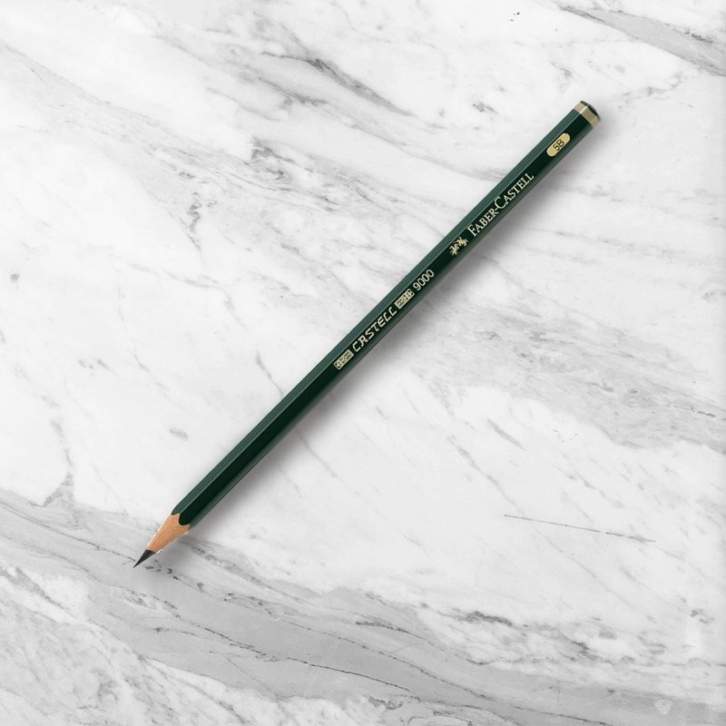 Faber-Castell 頂級素描繪圖9000鉛筆5B/打(原廠正貨) - 其他 - 其他材質 黑色