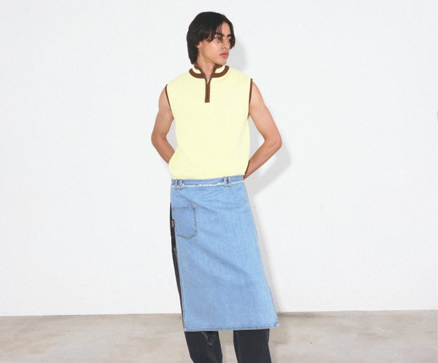 Layered clearance apron skirt