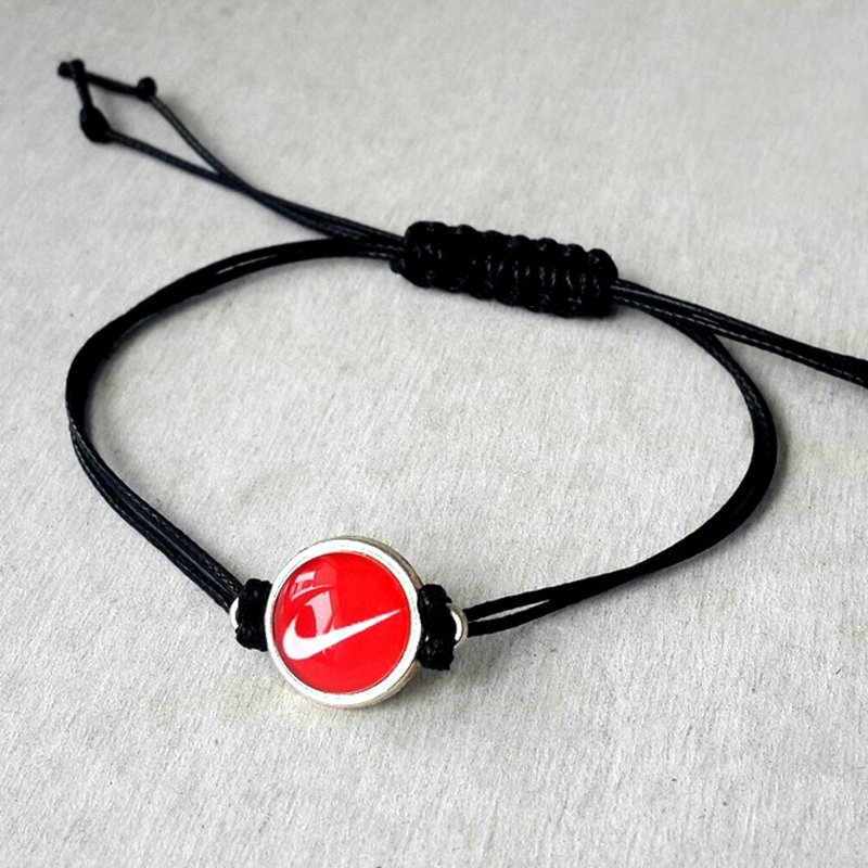 Nike Wax Cord Bracelet, Swoosh Bracelet - สร้อยข้อมือ - สแตนเลส 