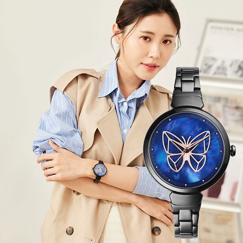 米朵貝菈．時光的禮物 RELAXTIME 2022年度錶款-蛻變-藍(RT-95-5)