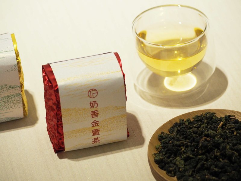 【Taiwan Alishan Spring Tea】Milk Fragrance Jinxuan Alpine Oolong Tea 75g - Tea - Other Materials Red