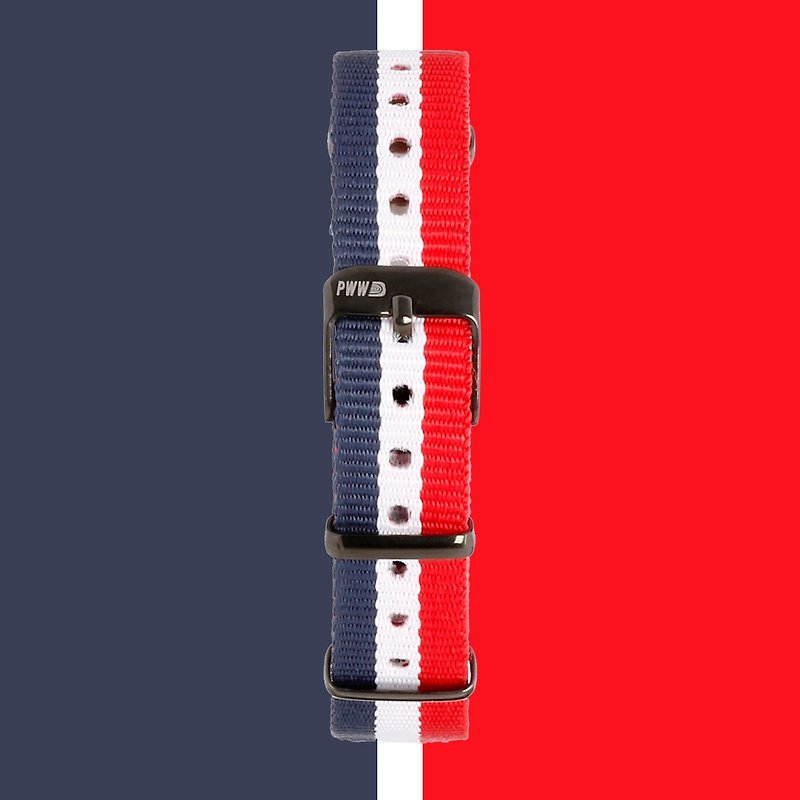 Signature NATO Strap 14mm - The Patriot - Watchbands - Nylon Multicolor