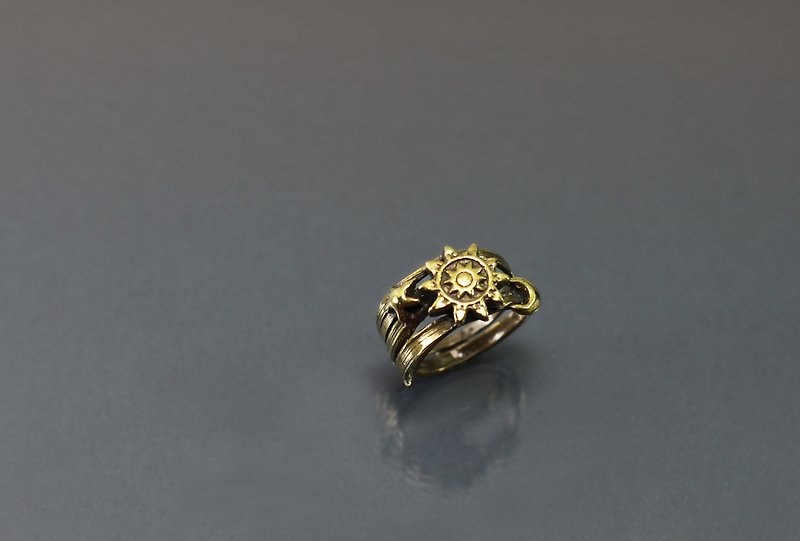 Image Series - Small Universe Bronze Ring - แหวนทั่วไป - ทองแดงทองเหลือง สีส้ม
