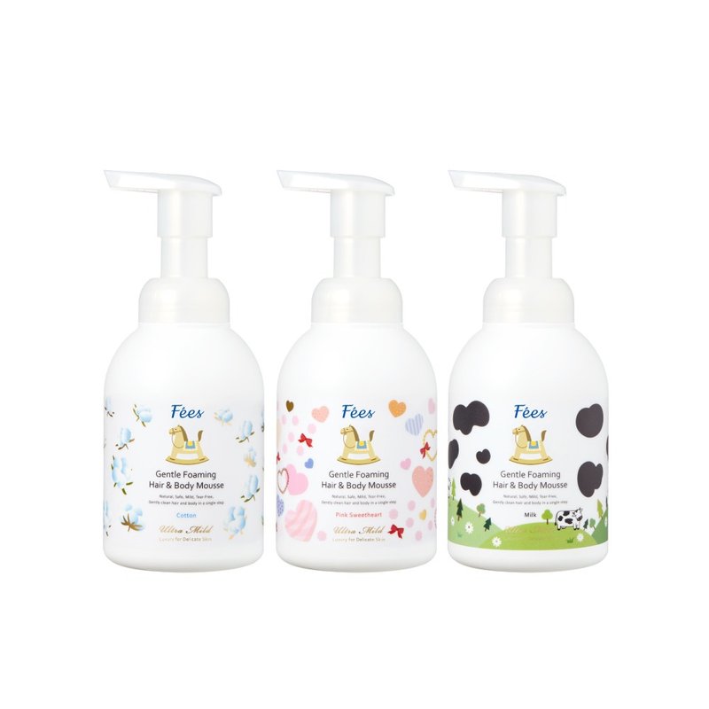 【Fees 法緻】嬰兒洗髮沐浴泡泡400ml - 沐浴乳/沐浴用品 - 其他材質 透明