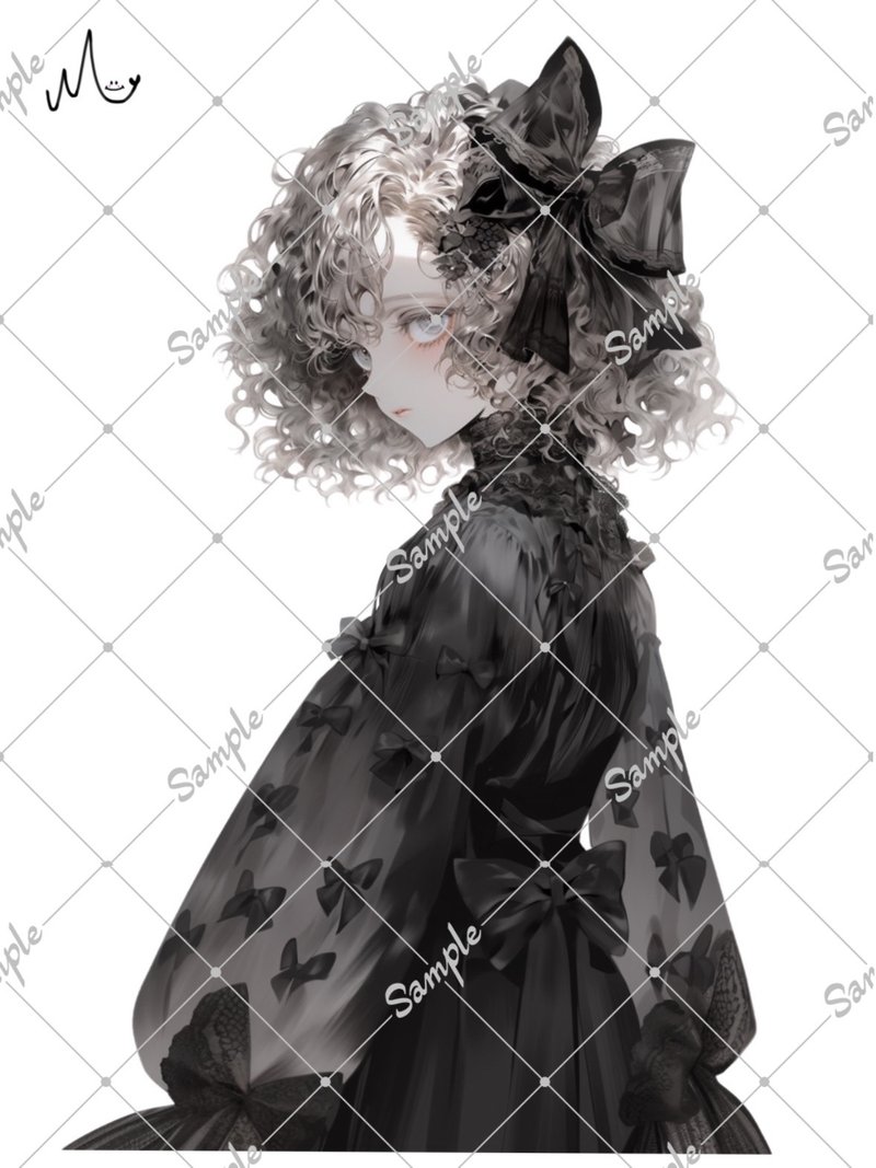 オリジナル人物ステッカー - 貼紙 - 紙 