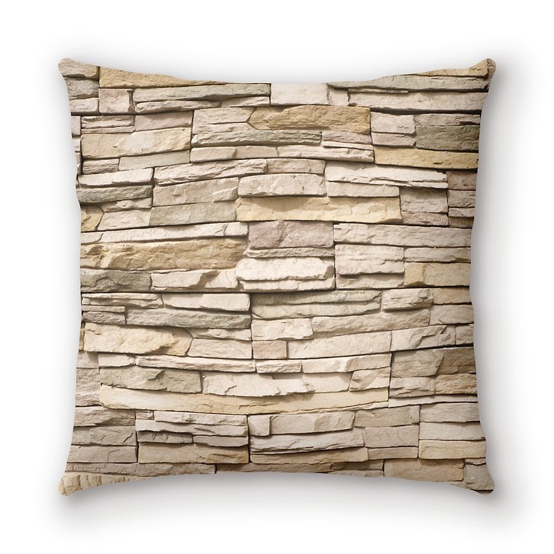 iPillow creative pillow Stone brick PSPL-037 - Pillows & Cushions - Cotton & Hemp Brown