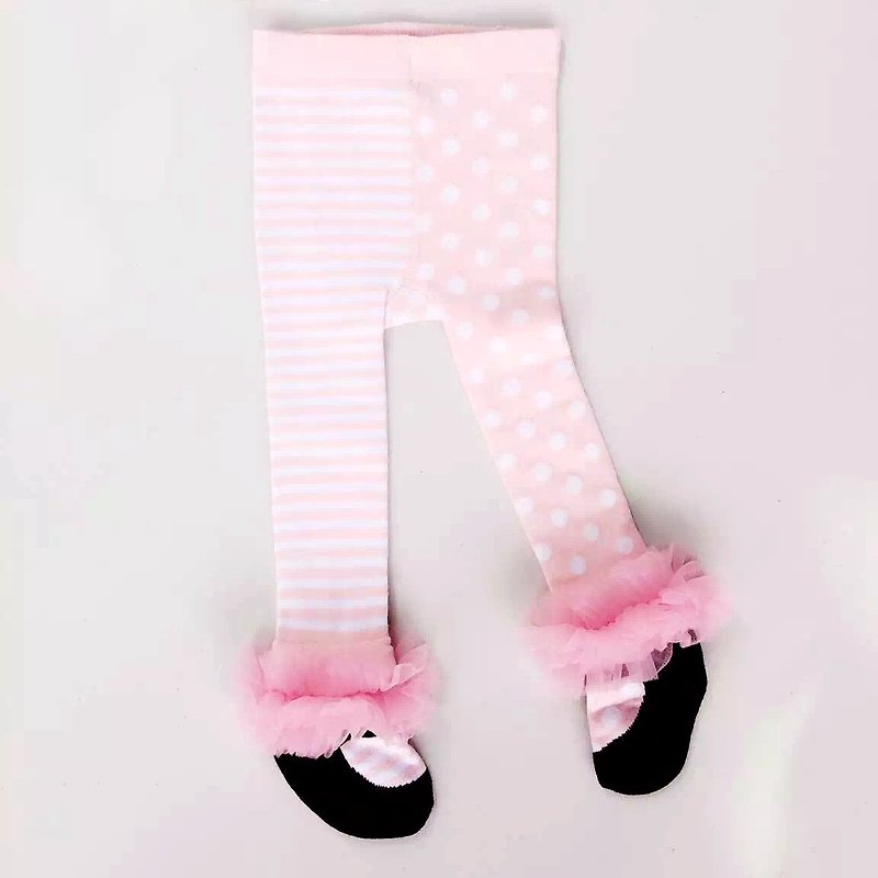 日安朵朵 / 夢遊仙境女嬰童褲襪 - 愛麗絲 - 口水肩/圍兜 - 紙 粉紅色