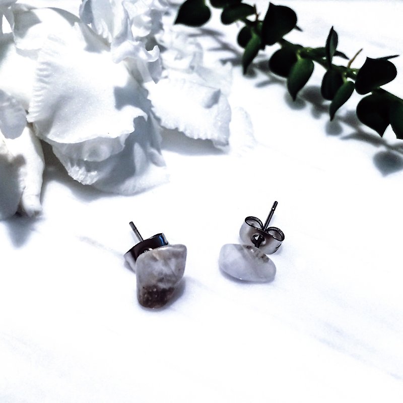 colorful dream earrings | Black Hole - Earrings - Earrings & Clip-ons - Gemstone Black