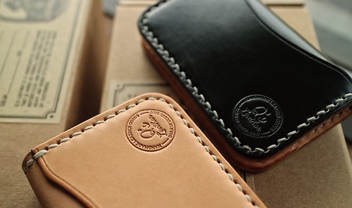Knockout Shop 【Knockout】QS Leather韓國手工 零錢包 卡片夾 美式復古