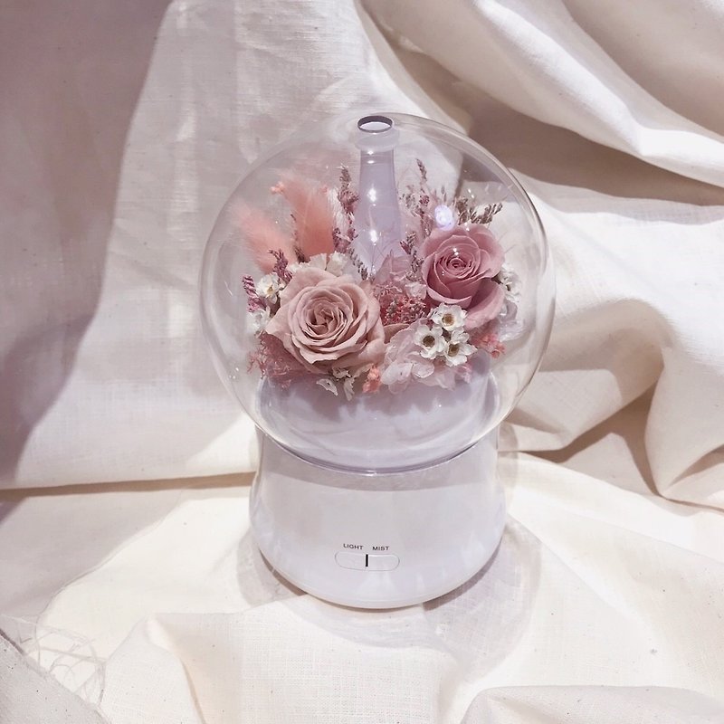 Flora Flower Preserved Flower Water Oxygen Machine-Sakura Milk Tea (Card) - Fragrances - Plants & Flowers Pink