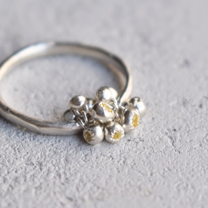 mimosa ring - แหวนทั่วไป - โลหะ สีเงิน