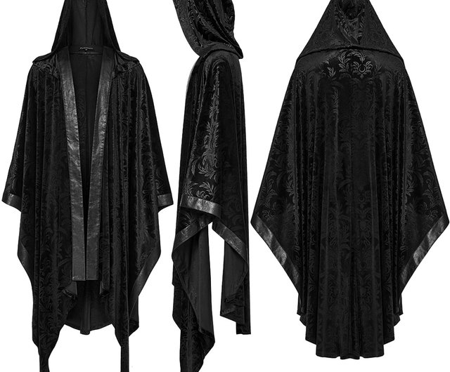 ドルイドウィザードリチュアルフード付きローブジャケット