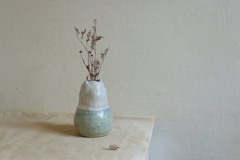 Morning Mist - Hand Pinch Flower Vase - Pottery & Ceramics - Pottery 