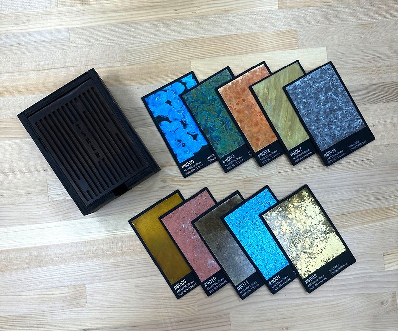 銅染色樣木盒_10色 - 擺飾/家飾品 - 銅/黃銅 