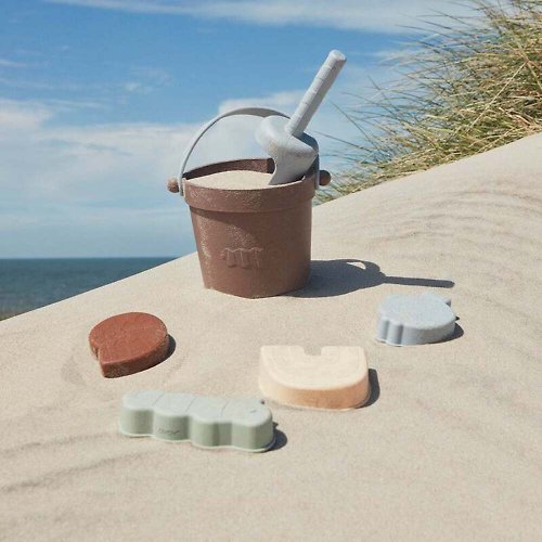 OYOY 丹麥質感家居 OYOY 繽紛沙灘矽膠玩具組 / 甜蜜巧克
