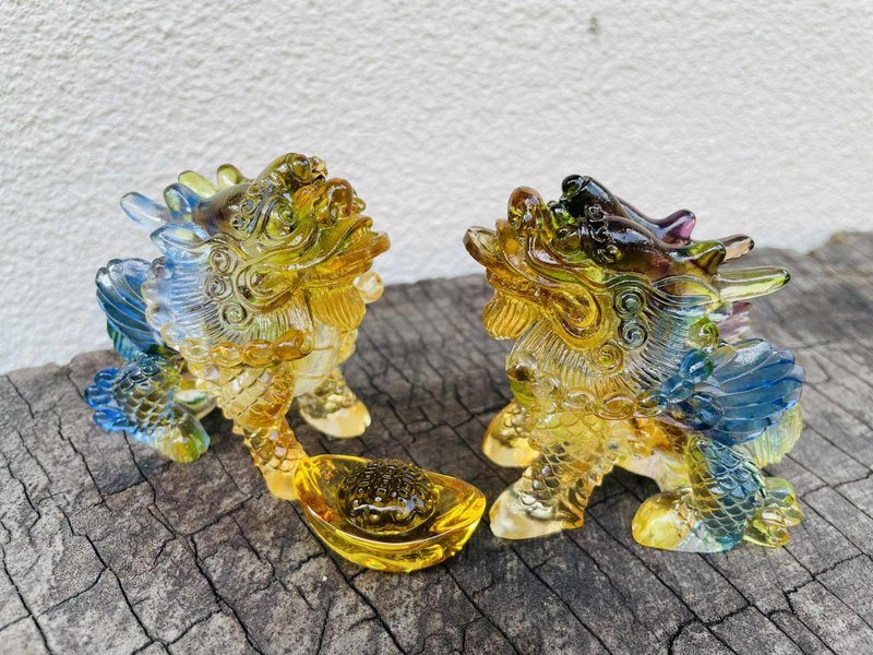 琉璃 神獸 麒麟  祥瑞 太平 避邪 福祿 - 擺飾/家飾品 - 琉璃 