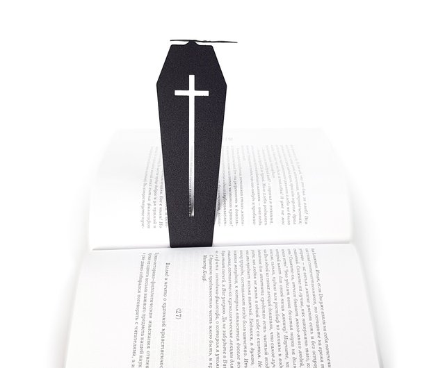 Gothic Scary Bookmark, Coffin in My Book, Bookish Gift for Horror Fans -  Shop Design Atelier Article Bookmarks - Pinkoi