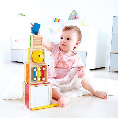 POSHÜP 母嬰設計品牌 【德國Hape】五重樂器盒套組