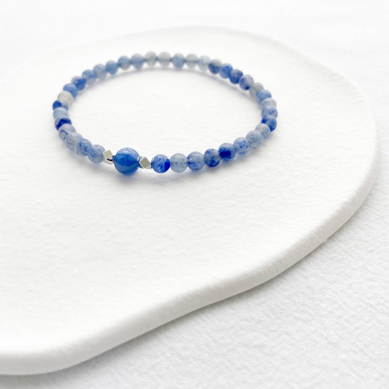 Blue Tears | Stone Stone Soda | Natural Stone Bracelet - สร้อยข้อมือ - หิน สีน้ำเงิน