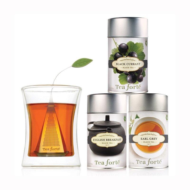 -耶誕跨年限定- Tea Forte 冬季經典紅茶泡茶組合 - 茶葉/漢方茶/水果茶 - 新鮮食材 